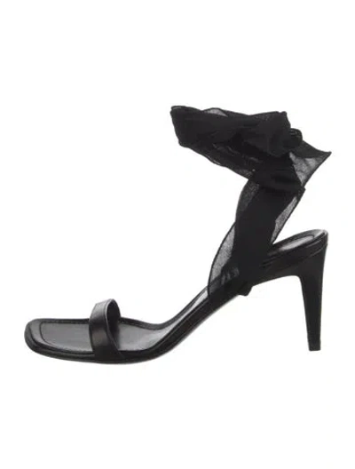 Pre-owned Casadei Suede Sandals In Black