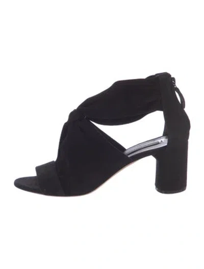 Pre-owned Casadei Suede Sandals In Multi