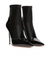 Casadei Super Blade Divina 115mm Leather Boots In Black