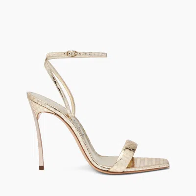 Casadei Superblade Atomium - Woman Sandals Platinum 39