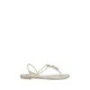 Casadei Swarovski Jelly Women's Sandals In Gold
