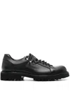 Casadei Textured Leather Trainers With Rubber Sole In Black
