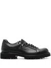 Casadei Textured Leather Trainers With Rubber Sole In Black