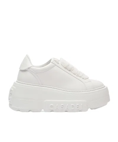 Casadei Nexus Platform Sneakers In White