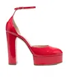 Casadei Thick Soled High Heels In Red