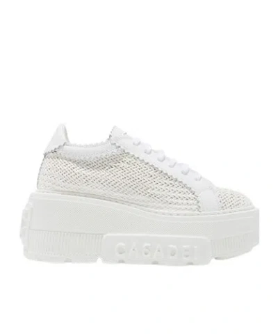 CASADEI TIE CASUAL SHOES WITH THICK SOLES AND LOW UPPERS