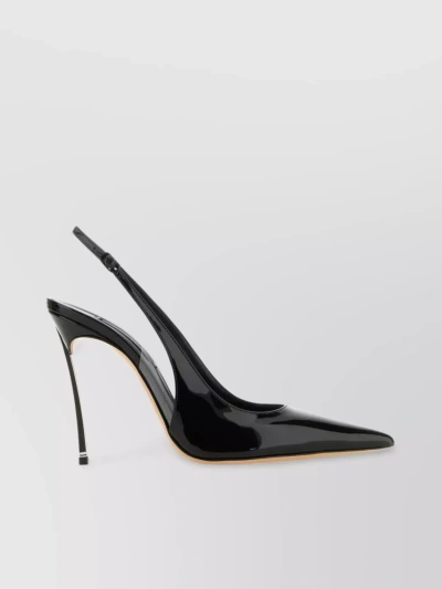 Casadei Superblade Slingback Patent Leather - Woman Pumps Black 38