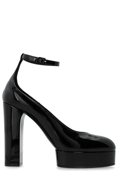 Casadei Tiffany Ankle Strap Pumps In Black