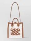 Casadei Women's Canvas And Leather Tote Bag