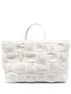 Casadei Twiga Shoppers Tote Bag In White