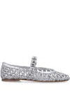 Casadei Lace-up Shoes With Embellished Round Toe In Silber