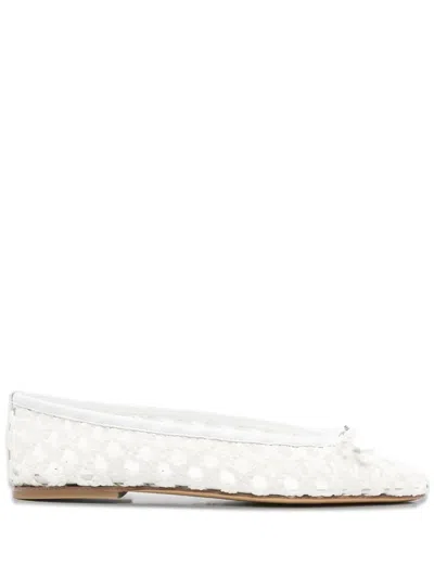 Casadei Versilia Textured Ballet Flats
