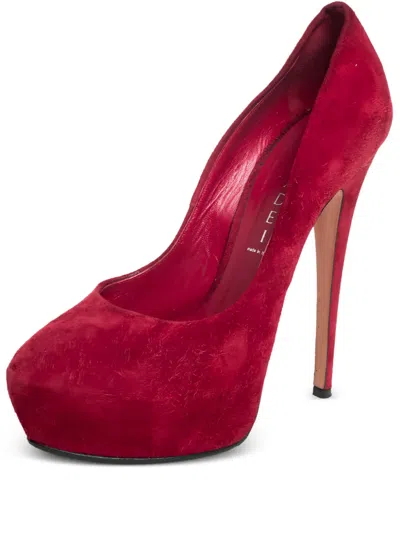 Pre-owned Casadei Vintage 140mm Suede Heeled Pumps