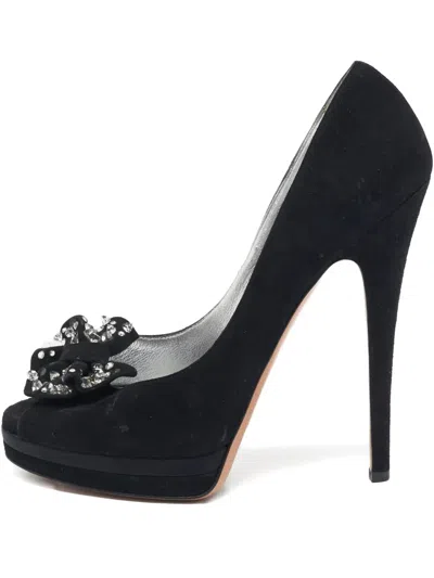 Pre-owned Casadei Vintage 150mm Leather Heeled Pumps