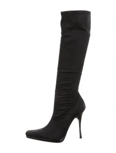 Pre-owned Casadei Vintage 2000's Boots In Black