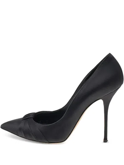 Pre-owned Casadei Vintage  110mm Satin Pumps
