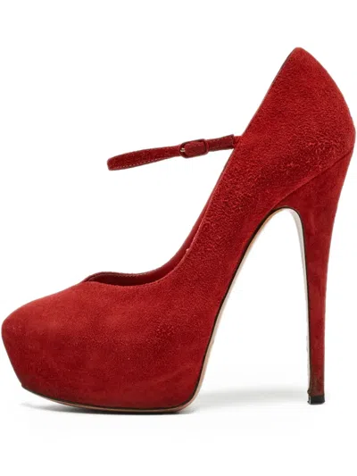 Pre-owned Casadei Vintage  140mm Suede Pumps