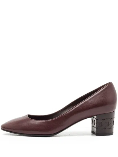 Pre-owned Casadei Vintage  55mm Block-heel Pumps