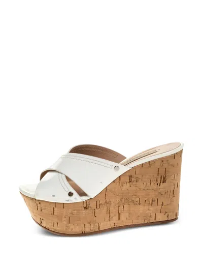Pre-owned Casadei Vintage  95mm Patent-leather Sandals