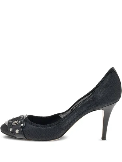 Pre-owned Casadei Vintage  Mesh-panelled Stiletto Pumps