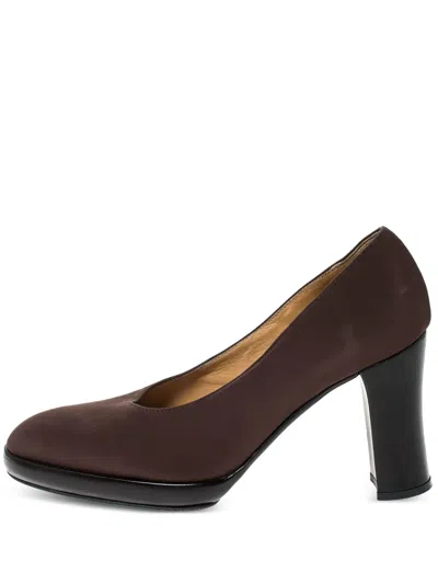 Pre-owned Casadei Vintage  Suede Platform Pumps