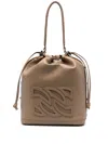 Casadei Drawstring Handbag In Brown