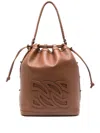 Casadei Voyage Leather Bucket Bag