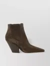 Casadei Anastasia Vulcano Ankle Boots Brown In Brown