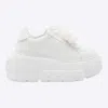 Casadei White Leather Nexus Sneakers In White