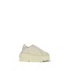 Casadei White Rubber Platform Sneakers In Multi