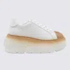 Casadei Nexus Toe Cap Sneakers In Bianco/nocciola