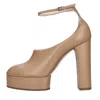 Casadei With Heel Beige In Beige Chiari E Naturali