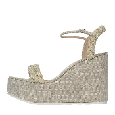 Casadei With Heel Beige In Beige Chiari E Naturali