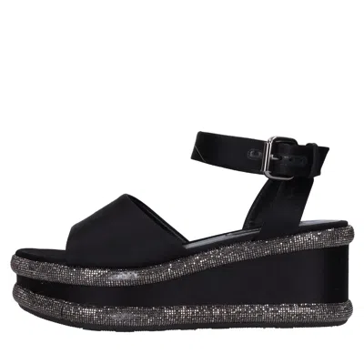 Casadei With Heel Black In Nero Neri E Grigi
