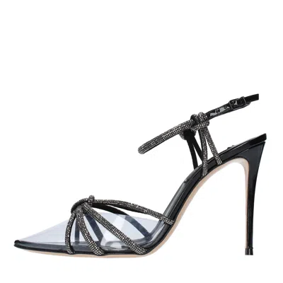 Casadei With Heel Black In Nero Neri E Grigi