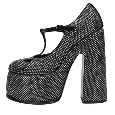 Casadei With Heel Black In Nero Neri E Grigi
