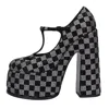 Casadei With Heel Black In Nero Neri E Grigi