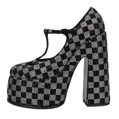 Casadei With Heel Black In Nero Neri E Grigi