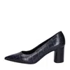 Casadei With Heel Blue In Blu Blu E Verdi