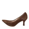 Casadei Saddle Heel Shoes In Marrone Marroni