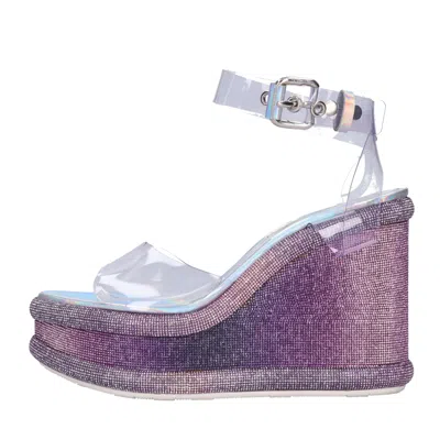 Casadei With Heel In Glicine Scuri