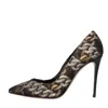 Casadei With Heel Golden In Oro Marroni