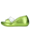 Casadei With Heel Green In Verde Blu E Verdi