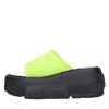 Casadei With Heel Green In Verde Blu E Verdi