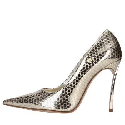 Casadei Superblade Atomium 100mm Pumps In Grigio Neri E Grigi