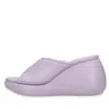 Casadei With Heel Lilac In Lilla Chiari E Naturali