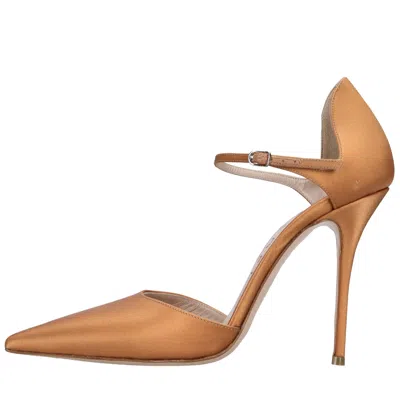 Casadei With Heel Orange In Arancio Vivaci