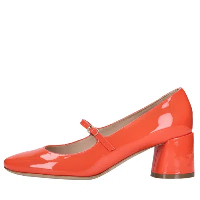 Casadei With Heel Orange In Arancio Vivaci