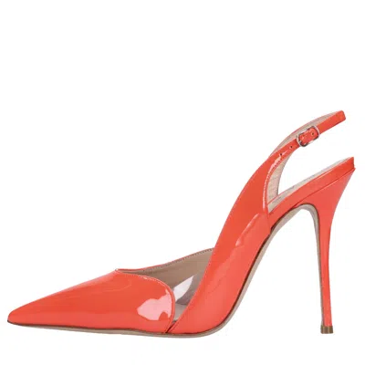 Casadei With Heel Orange In Arancio Vivaci