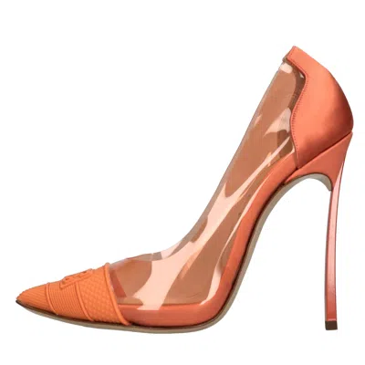 Casadei With Heel Orange In Arancio Vivaci
